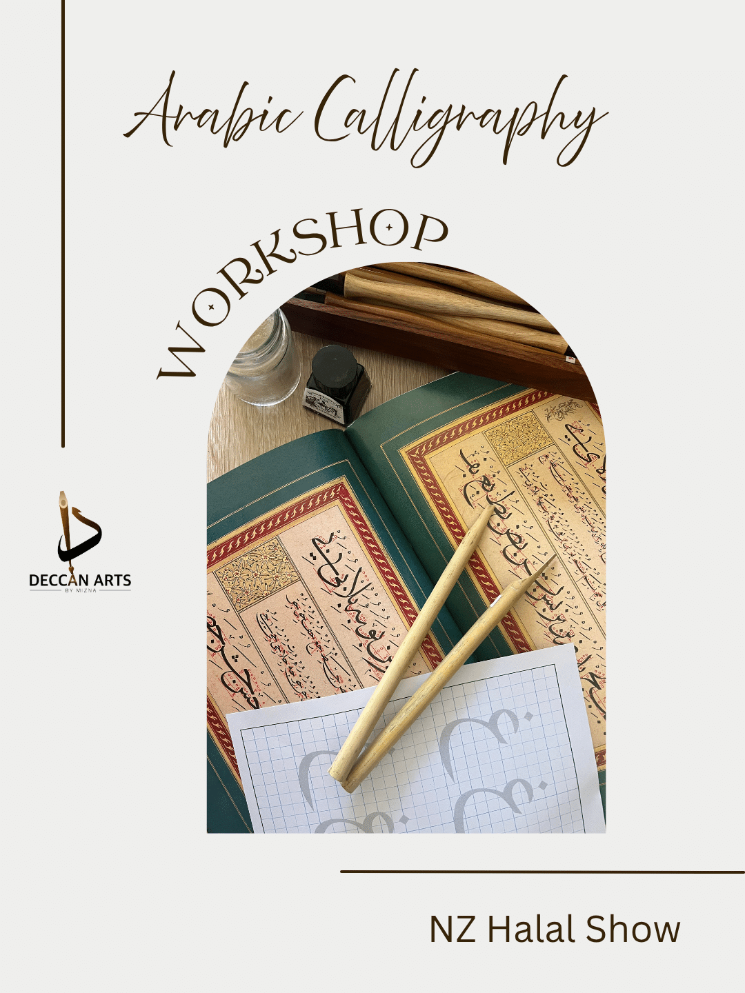 Arabic Calligraphy Workshop at The Halal Show