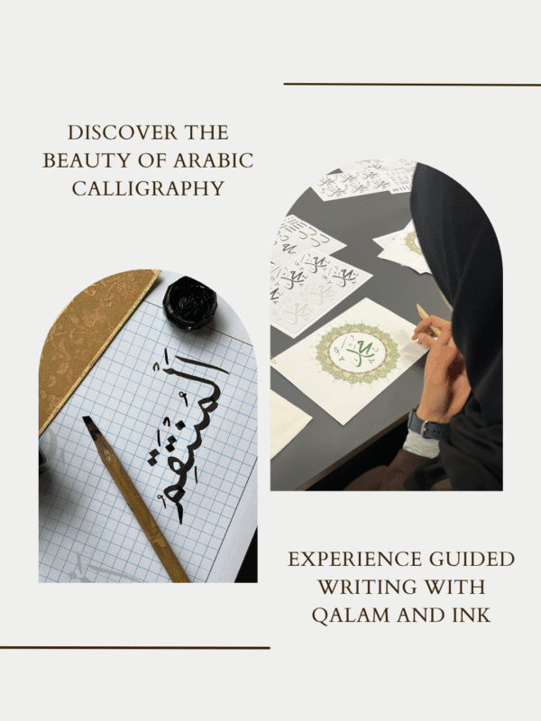 Arabic Calligraphy Workshop at The Halal Show